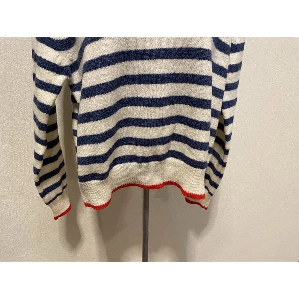 Shein Womens Size M Sweater Striped Long Sleeve - Picture 3 of 9